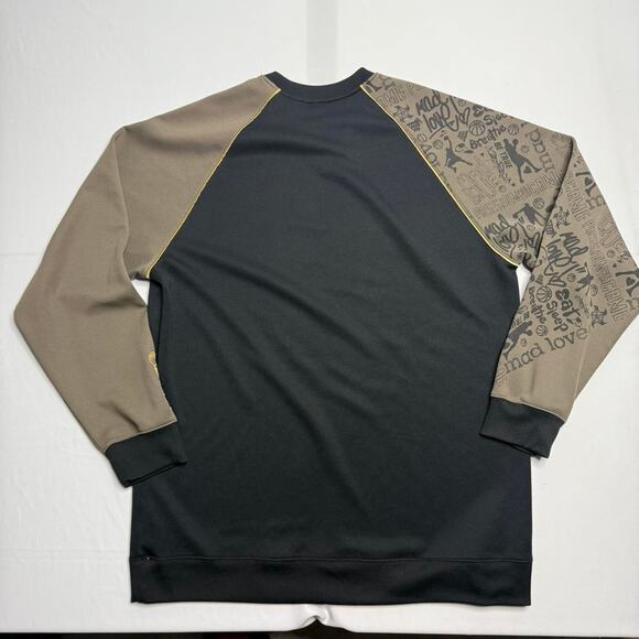 Vintage 90s Nike Basketball Graffiti Crewneck Sweatshirt Embroidered Men's XXL - Picture 7 of 8